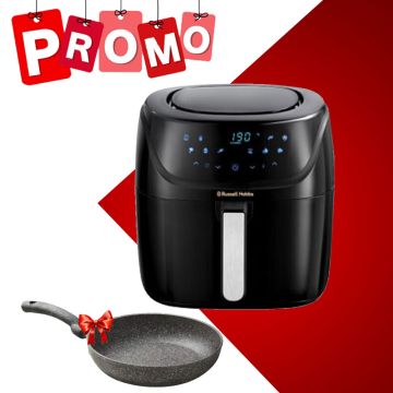 Friteuse Sans Huile 27160-56 1350W Noir RUSSELL HOBBS +Poêle 24 cm  Pot Italia gratuite  