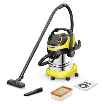 Aspirateur Eau et Poussière WD5 SV 1100W Jaune-Noir KARCHER