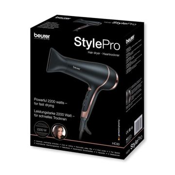 Sèche-Cheveux HC30 2400W Noir BEURER