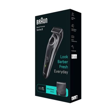 Tondeuse à Barbe Rechargeable BT3440 Noir BRAUN