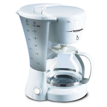 Machine à Café Filtre TCA-9121 800W Blanc TECHWOOD