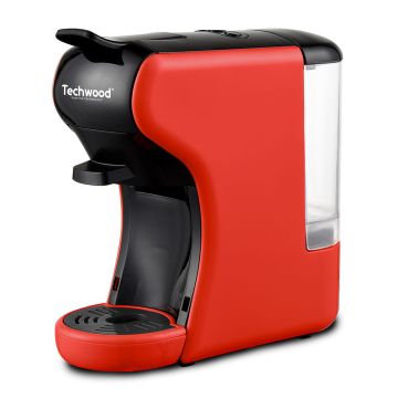 Machine à Expresso TCA-195N 1450W Rouge TECHWOOD