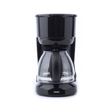 Machine à Café Filtre DOD183N 600W Noir LIVOO