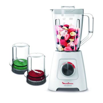 Blender Avec Deux Moulins LM423125 600W Blanc MOULINEX