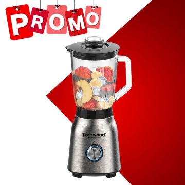 Blender Bol En Verre TLBI-1250 1250W Inox TECHWOOD