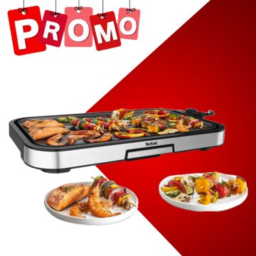 Plancha Grill Electrique XL CB631D10 2300W Noir TEFAL