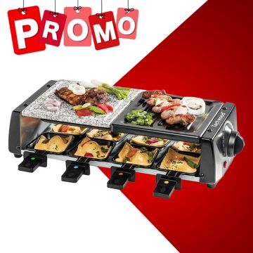 Appareil à Raclette Grill TRGP-896 1200W Noir TECHWOOD