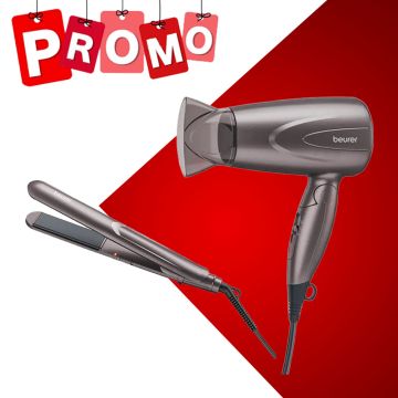 Pack Sèche-Cheveux HC17 + Lisseur HS15 BEURER