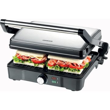 Grill Multifonction Viande et Panini KENWOOD Contact 2000W - Silver