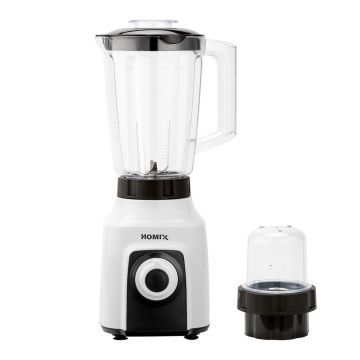 Blender Avec Moulin W-BL406 400W  Blanc & Noir HOMIX
