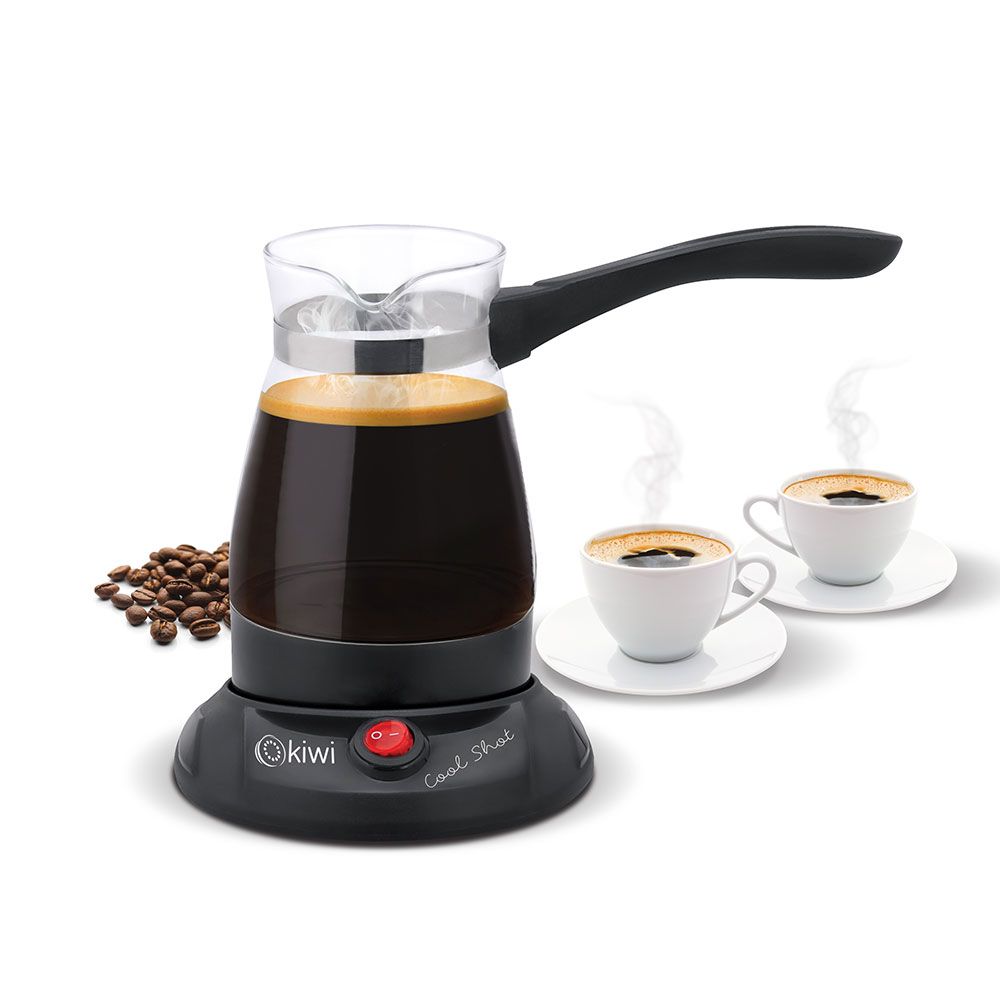 Machine à Café Turque Automatique 600W - 1 à 4 Tasses - Anti-débordement Et Sécurité Brûlure à Sec - 7