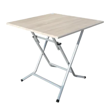 Table SOTUFAB Pliante Carre 70x70 PVC - Chène Brut