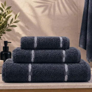 Serviette De Bain 50x90 KHT25-60 Gris