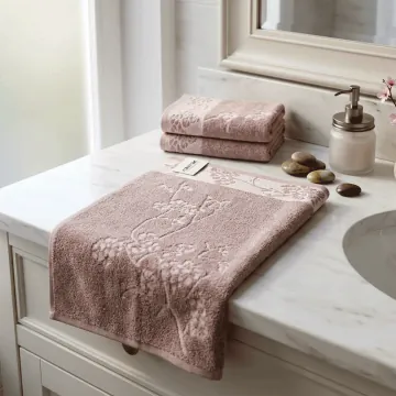 Serviette De Bain 70x140 KHT25-30 Rose