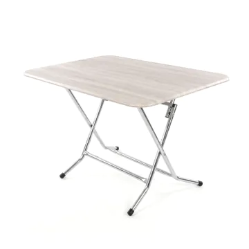 Table SOTUFAB Pliante Rectangulaire 120x80 PVC - Chène Brut