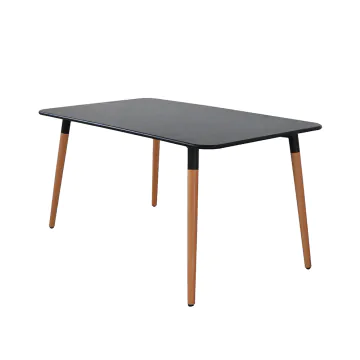 Table Stockholm SOTUFAB 120x80 cm Noir