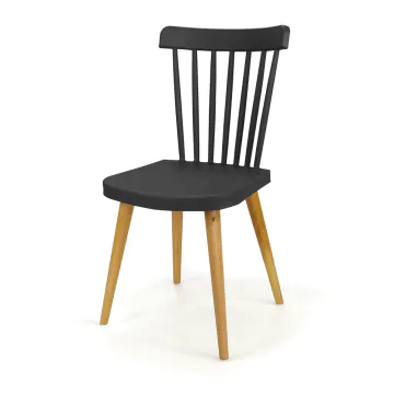 Chaise Helsinki SOTUFAB Bois Noir