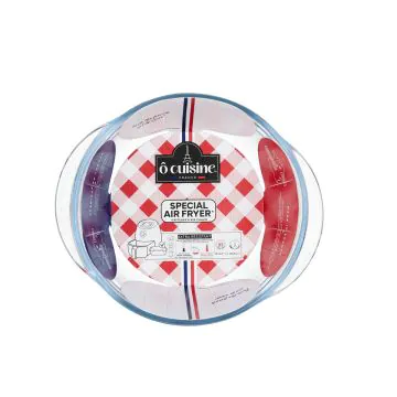 Plat à Four Ovale Compatible Air Fryer Ô Cuisine PYREX en Verre