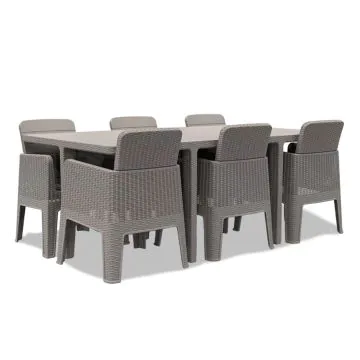 Salon de Jardin HOME LINE 6 Places 