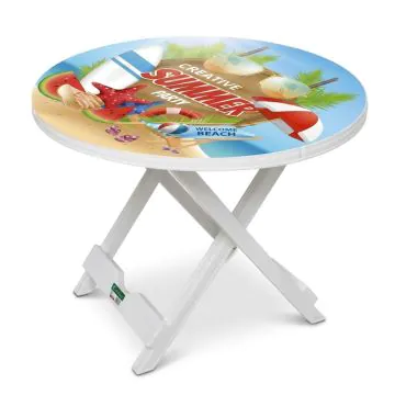 Table Pliante THAPSUS Avec Motif