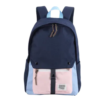 Sac à dos Scolaire Bleu et Rose 