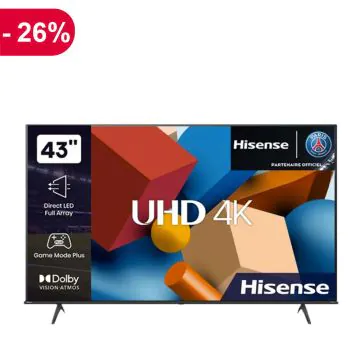 TV Smart Hisense 43A6K 43" UHD 4K