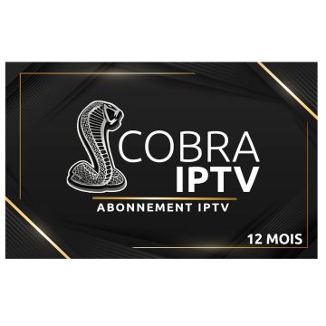 Carte Abonnement IPTV 12 mois CobraIPTV