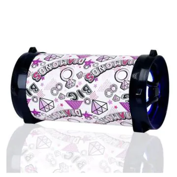 Haut Parleur Tube AKOR HP670P  Bluetooth - Blanc