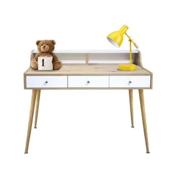 Bureau Informatique SOTUFAB Scandinave Blanc/Amazona BI0139