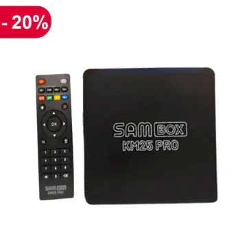 Box TV Android SAMBOX KM25 Pro 4K 2Go 16Go 