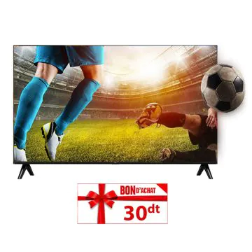 Tv TCL 40" S5K QLED Full HD Smart avec Récepteur intégré + Bon D'achat 30 Dt