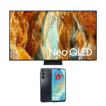 Tv SAMSUNG 65'' Smart QN70FAU Néo QLED 4K 2025 + Smartphone SAMSUNG A16