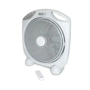 Ventilateur De Table HGE Oxygène Plus 60W Avec Commande - Blanc