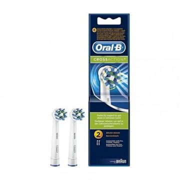 2 Brossettes CROSS ACTION 2 EB50 ORAL-B 