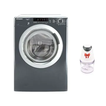 Lave Linge Frontal CANDY 9 KG 1400T - Silver + Hachoir Gratuit 