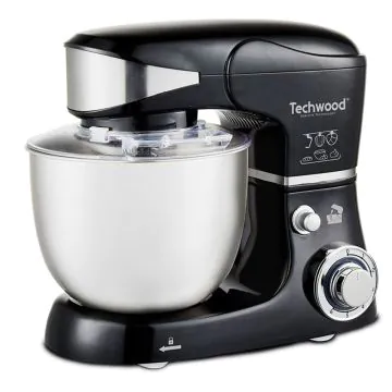 Robot Pétrin TRO-1056 1000W Noir TECHWOOD  