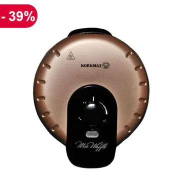 Appareil à Gaufre A319-03 850W Rose Gold KORKMAZ