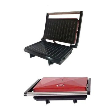 Appareil à Panini HY201 850W Rouge HOMIX