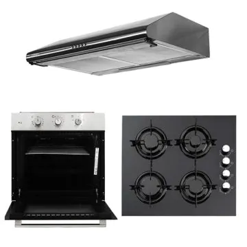  Pack Encastrable STARONE: Four Electrique + Plaque  + Hotte 