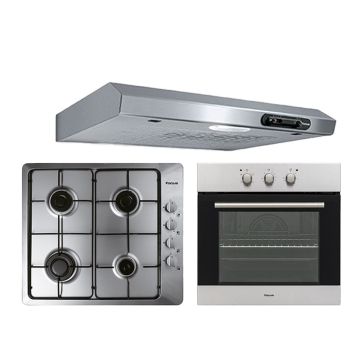 Pack Encastrable FOCUS Plaque + Four + Hotte 