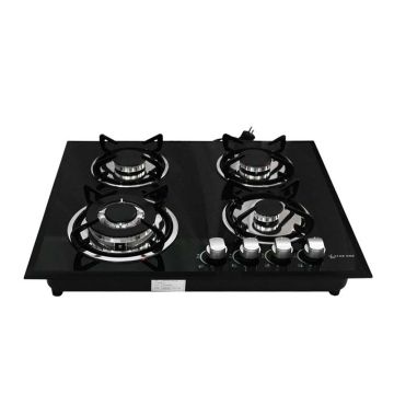Plaque de Cuisson STARONE 4 Feux Verre 60 Cm -Noir