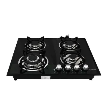 Plaque de Cuisson STARONE 4 Feux Verre 60 Cm -Noir