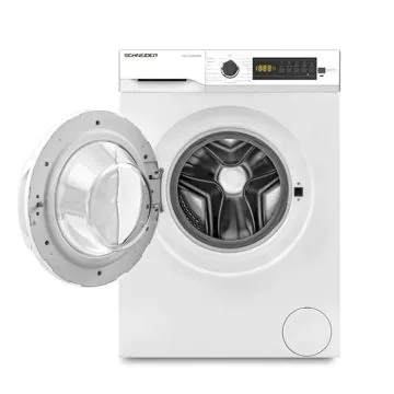 Lave Linge Frontal SCHNEIDER SCLL810EXPW 8KG  Blanc +  Sèche cheveux Gratuit