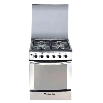 Cuisinière BIOLUX M-6060-XTBR 60cm 4 Feux 60cm - Inox