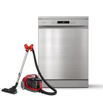 Lave Vaisselle HISENSE 13 Couverts HS622E91X - Inox + Aspirateur Gratuit 