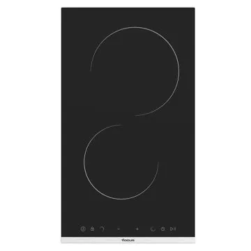 Plaque de Cuisson 30cm SOFT33 Domino Vitro Noir FOCUS LINE