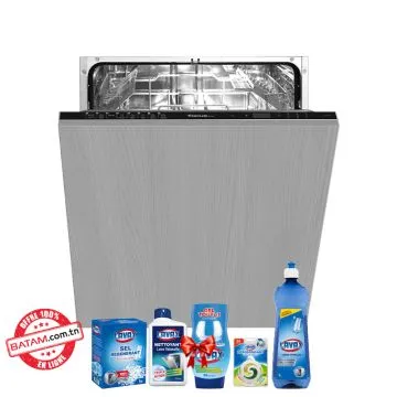 Lave Vaisselle Totalement Encastrable FOCUS LINE FILO.1310  Gris + Pack Lavax Gratuit 