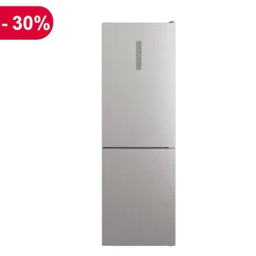 Réfrigérateur Combiné HOOVER 341L HOCE7T618EX Inox