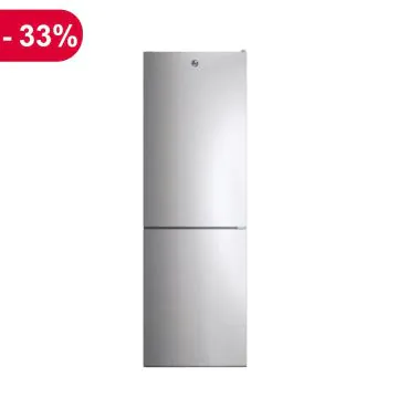 Réfrigérateur Combiné NoFrost HOOVER HOCE3T618EX 341Litres Inox