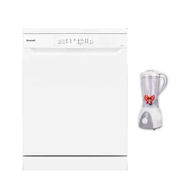 Lave vaisselle BRANDT 13 Couverts  DFH135TW Blanc + Blender Gratuit